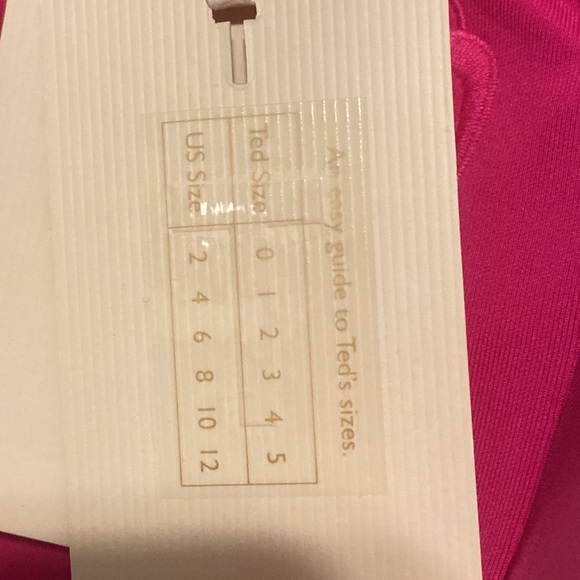 Ted Baker London “Talia” dress - Fuschia / Hot Pink. Never worn. - Picture 4 of 5